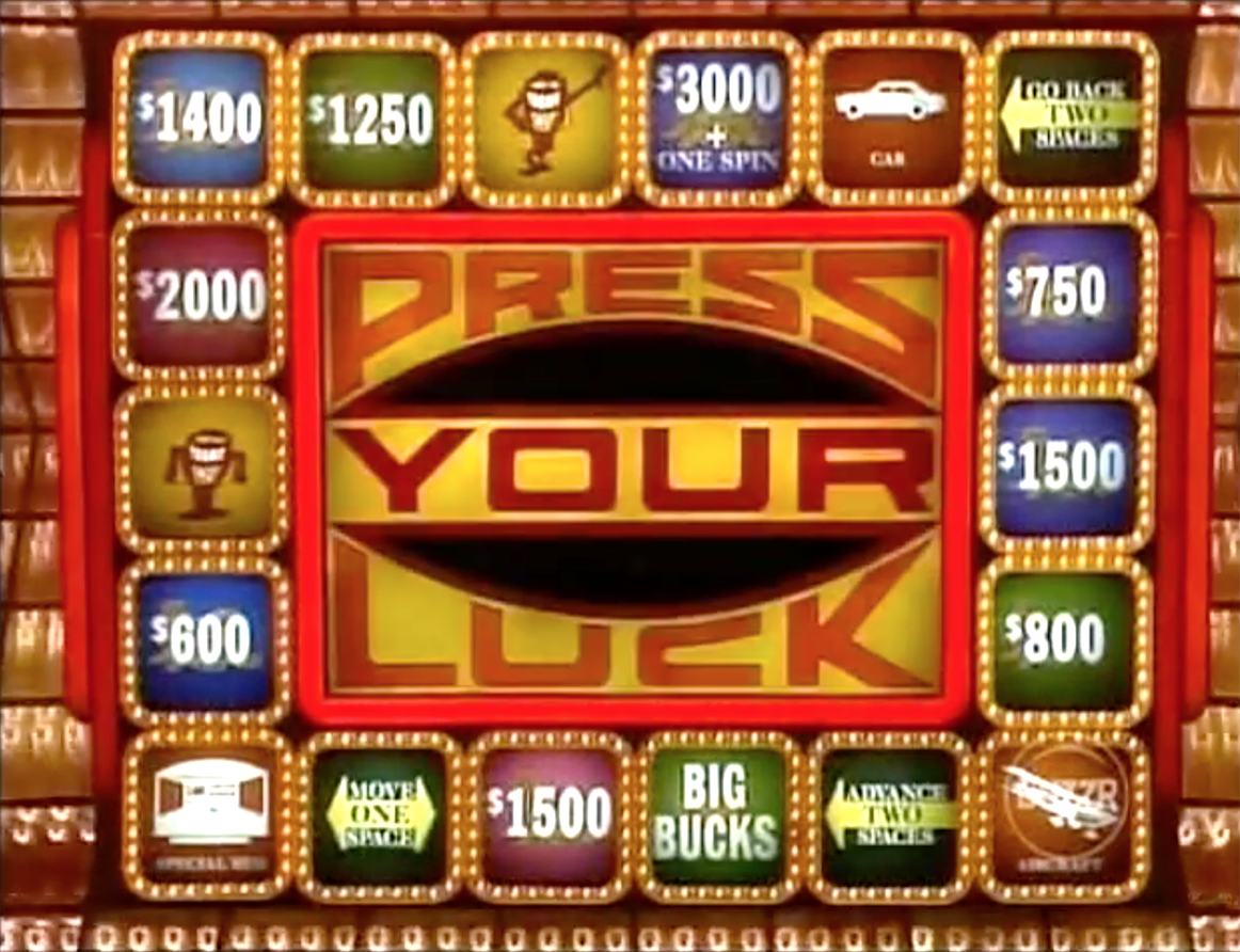 Whammy Press Your Luck Game