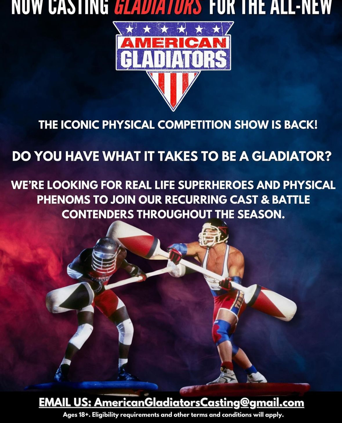 A Reboot of American Gladiators Appears to be Casting - BuzzerBlog ...